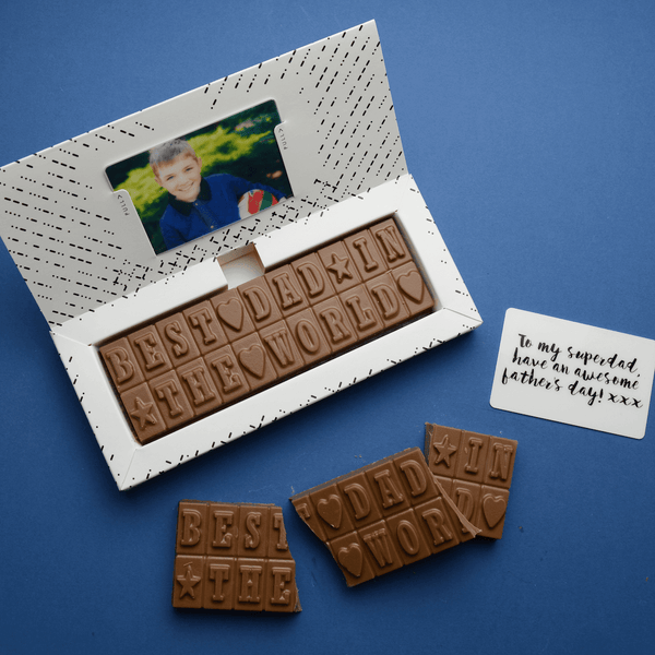 Personalised Chocolate Bar Card - Gifts > Christmas > Chocolate > Personalised Chocolate > Chocolate Card Morse Toad