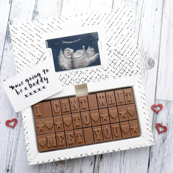 Chocolate Sonogram Gift - Gifts > Sonogram > Chocolate > Personalised Chocolate > Chocolate Card Morse Toad