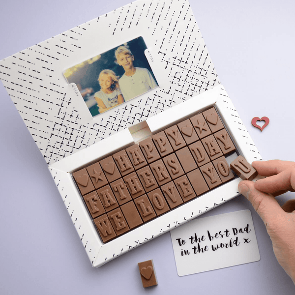 Father's Day Chocolate - Gifts > Father's Day > Chocolate > Personalised Chocolate > Chocolate Card Morse Toad
