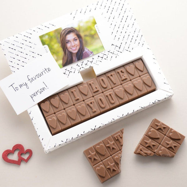 Chocolate Gift For Couples - Gifts > For Couples > Chocolate > Personalised Chocolate > Chocolate Card Morse Toad