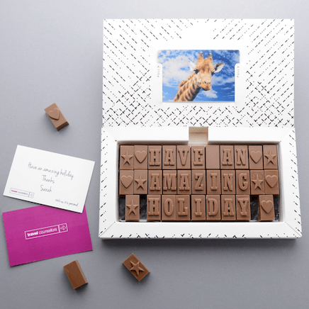 Travel Counsellors Chocolate Card