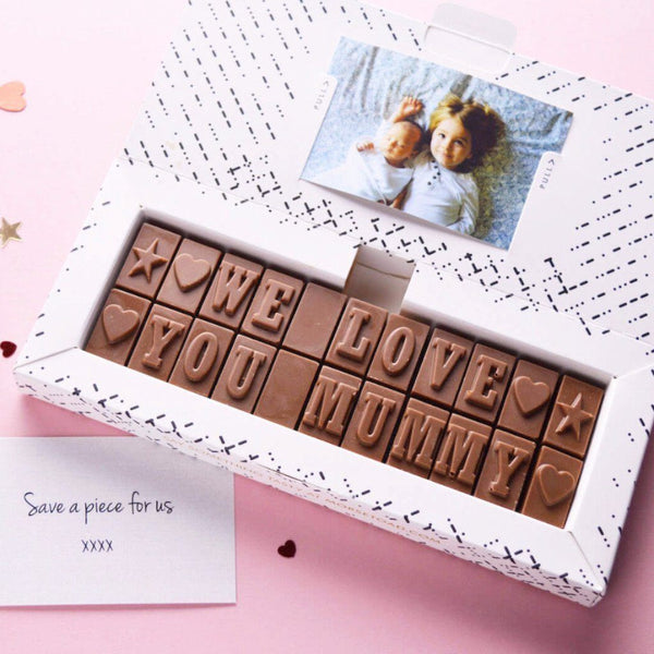 Chocolate 'I Love You' Gift For Mum - Gifts > Mother's Day > Chocolate > Personalised Chocolate > Mum > Chocolate Card Morse Toad