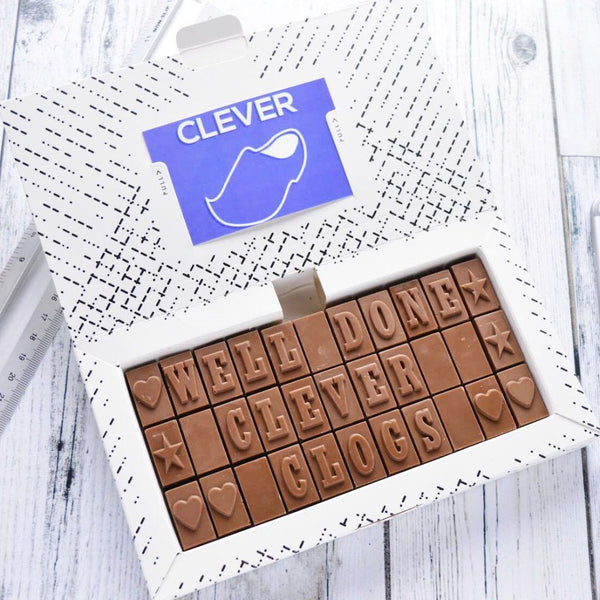 Chocolate Well Done Card - Gifts > Well Done > Chocolate > Personalised Chocolate > Chocolate Card Morse Toad
