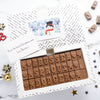 Festive Chocolate Christmas Card - Gifts > Christmas > Chocolate > Personalised Chocolate > Chocolate Card Morse Toad