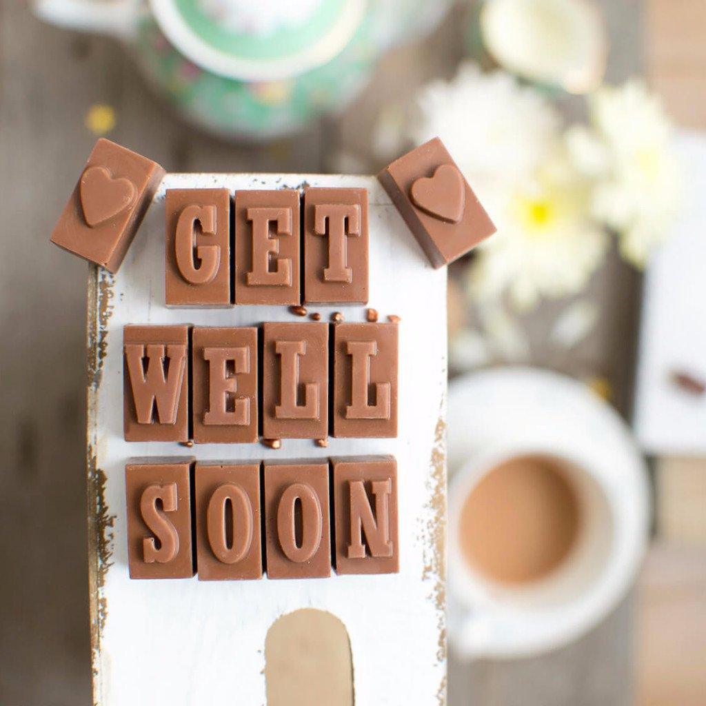 Chocolate Get Well Soon Gift - Gifts > Get Well Soon > Chocolate > Personalised Chocolate > Chocolate Card Morse Toad
