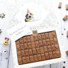 Festive Chocolate Christmas Card - Gifts > Christmas > Chocolate > Personalised Chocolate > Chocolate Card Morse Toad
