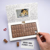 Chocolate Good Luck Card - Gifts > Good Luck > Chocolate > Personalised Chocolate > Chocolate Card Morse Toad