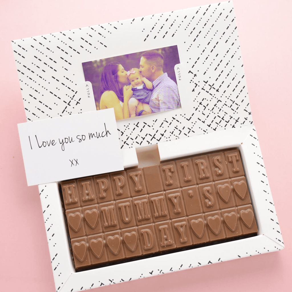 Chocolate Gift For New Mums - Gifts > New Mum > Chocolate > Personalised Chocolate > Chocolate Card Morse Toad