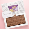 Personalised Chocolate Bar Card - Gifts > Christmas > Chocolate > Personalised Chocolate > Chocolate Card Morse Toad