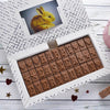 Chocolate Easter Card - Gifts > Easter > Chocolate > Personalised Chocolate > Chocolate Card Morse Toad