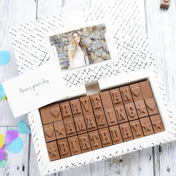 Chocolate Birthday Gift For Mum - Gifts > Mum > Chocolate > Personalised Chocolate > Birthday > Chocolate Card Morse Toad