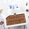 Festive Chocolate Christmas Card - Gifts > Christmas > Chocolate > Personalised Chocolate > Chocolate Card Morse Toad