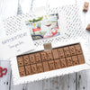 Festive Chocolate Christmas Card - Gifts > Christmas > Chocolate > Personalised Chocolate > Chocolate Card Morse Toad