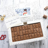 Chocolate Christmas Cards - Gifts > Christmas > Chocolate > Personalised Chocolate > Chocolate Card Morse Toad