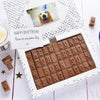 Chocolate 50th Birthday Gift - Gifts > 50th Birthday > Chocolate > Personalised Chocolate > Birthday > Chocolate Card Morse Toad