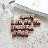 Wedding Invites: Bridesmaids, Ushers & More - Gifts > Wedding Invite > Chocolate > Personalised Chocolate > Chocolate Card Morse Toad