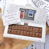 Chocolate New Home Card - Gifts > New Home > Chocolate > Personalised Chocolate > Chocolate Card Morse Toad