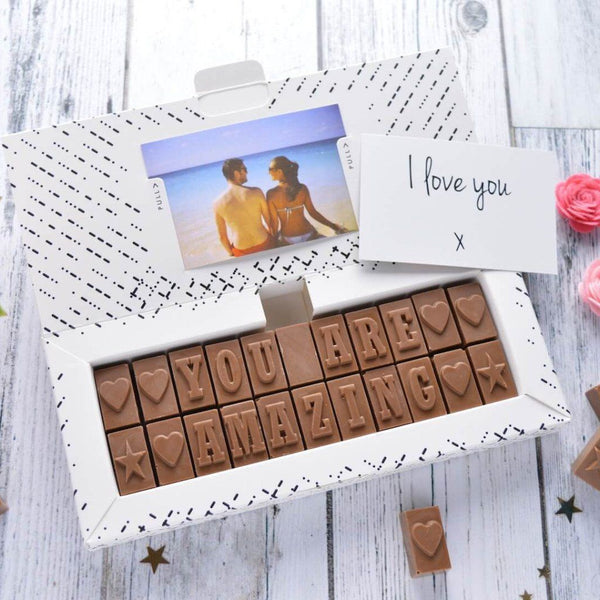 Chocolate Cards Of Appreciation - Gifts > Thank You > Chocolate > Personalised Chocolate > Chocolate Card Morse Toad